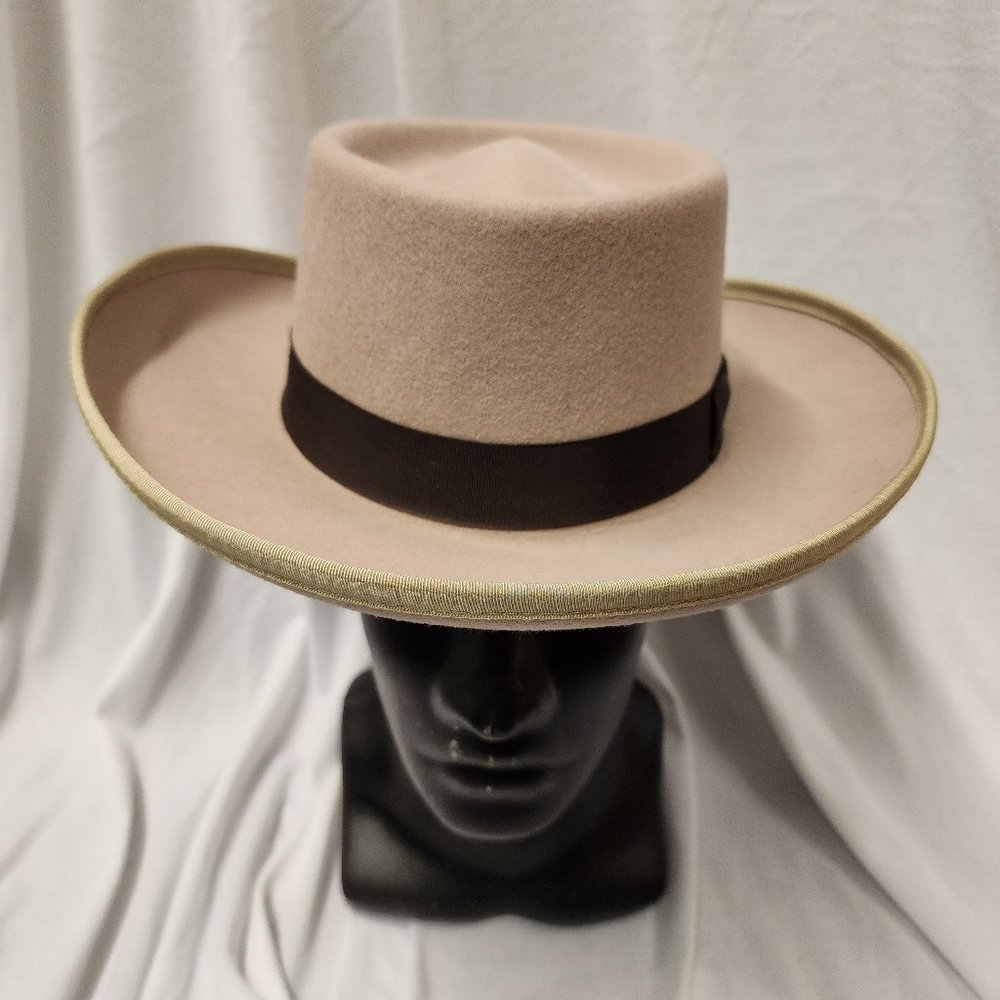 Rhett Butler Hat / Southern Gentleman Planter Hat / Wool Felt